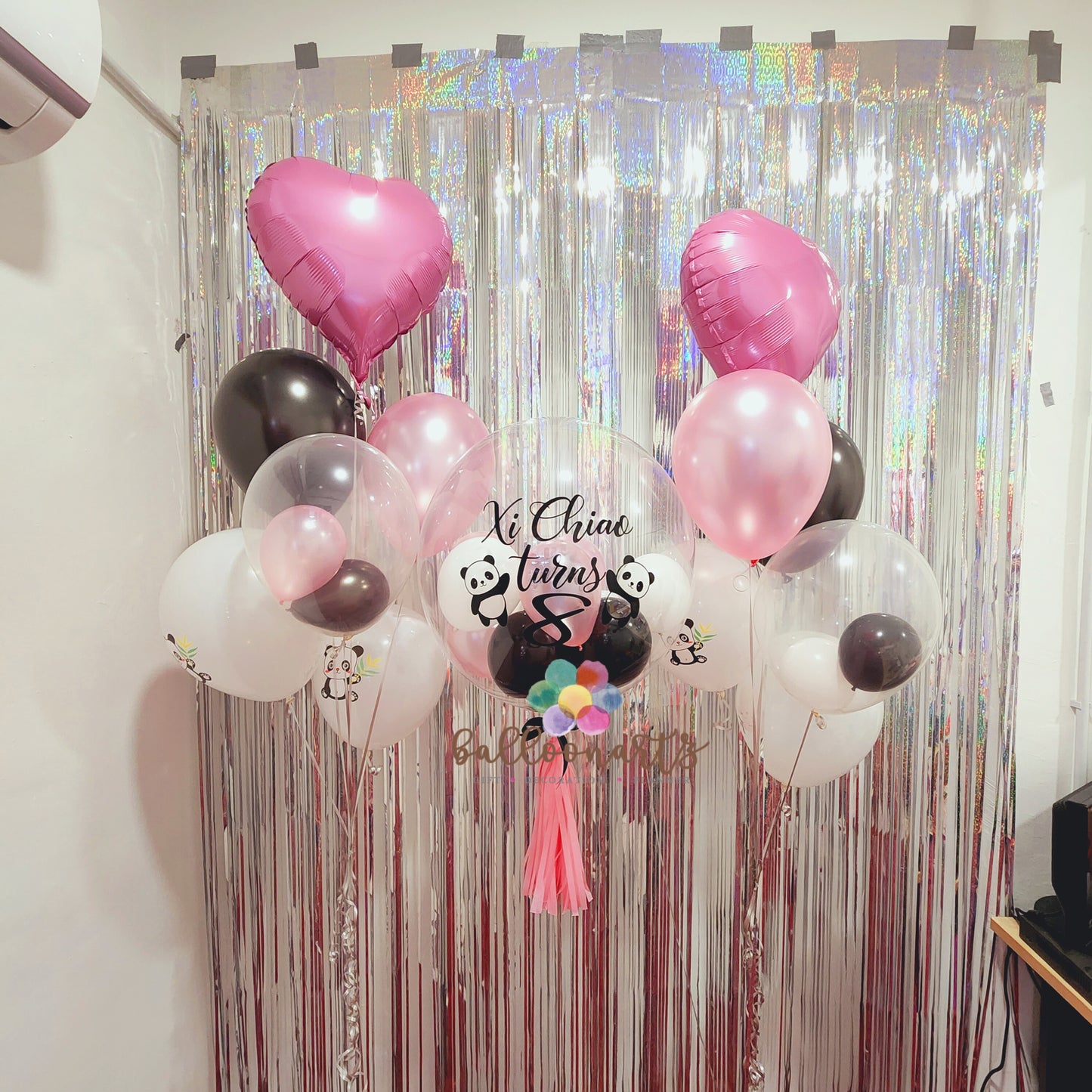 24“ PANDA BUBBLE BALLOON